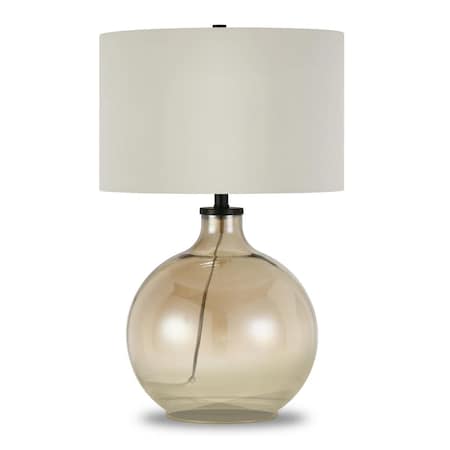 Hudson & Canal Henn, Hart  Laelia Gold Luster Glass Table Lamp TL0016